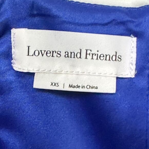 Lovers & Friends Yara Mini Dress Blue Size XXS - Picture 6 of 8